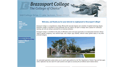 Desktop Screenshot of employment.brazosport.edu